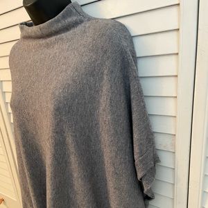 Funnel neck sweater poncho Never Worn